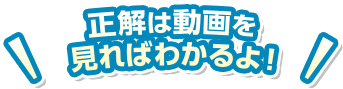 正解は遊び方動画を見ればわかるよ！