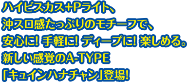 特徴｜キュインハナチャン｜ニューギン