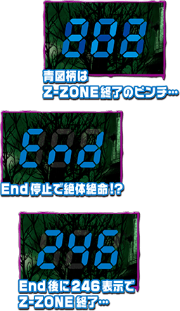 青図柄はZ-ZONE終了のピンチ・・・